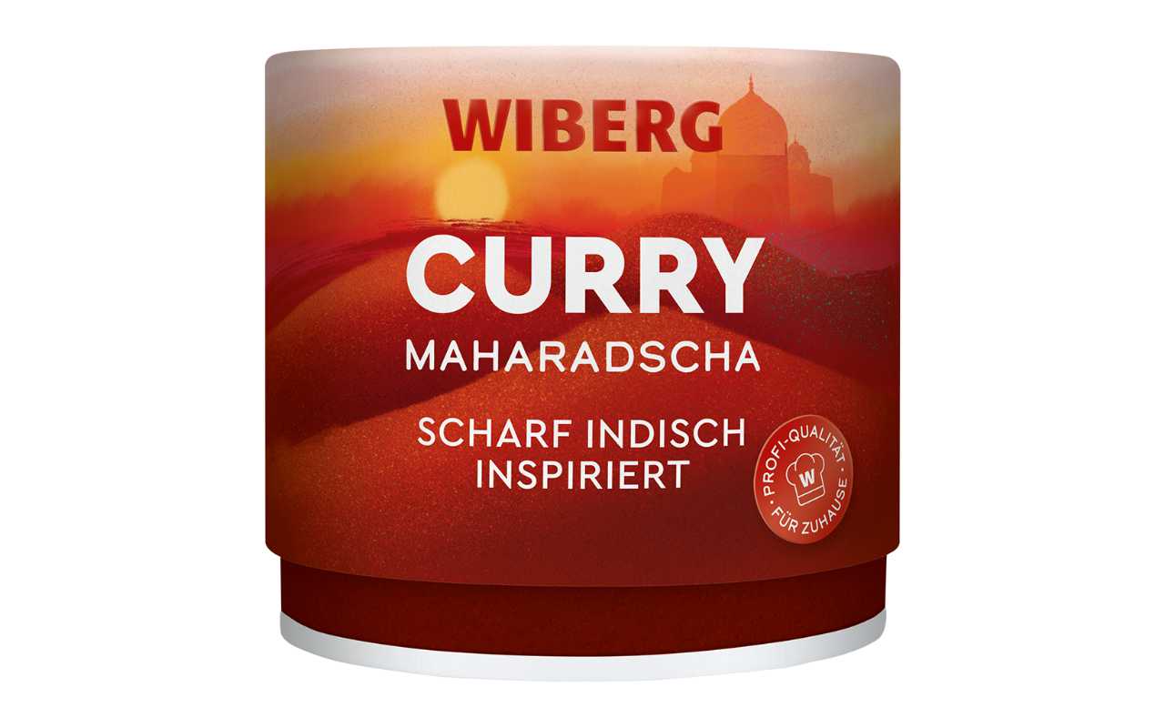 Wiberg Curry Maharadscha scharf Indisch 75g Dose