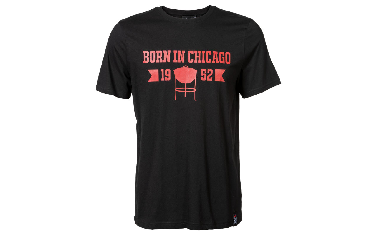 Weber T-Shirt Born in Chicago Men, black