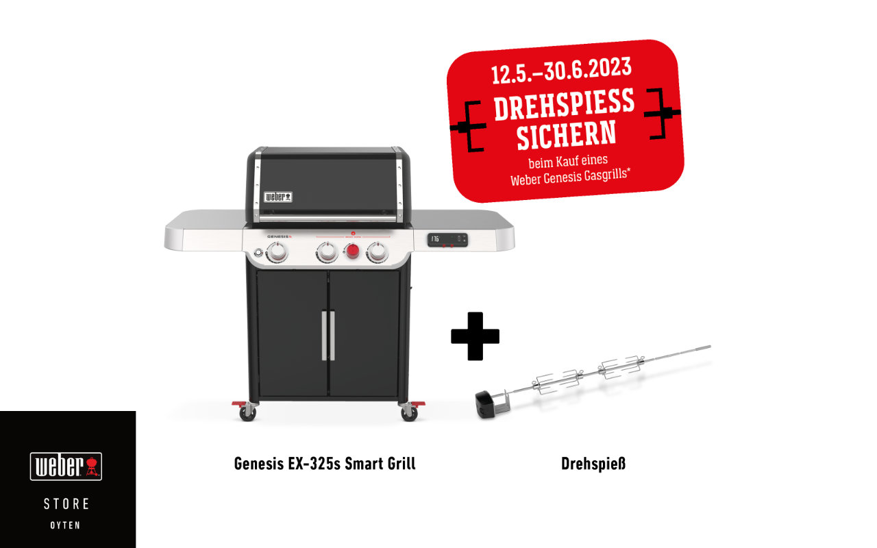 Weber Genesis® EX-325s Smart Grill - Black - Art.-Nr.: 35510079