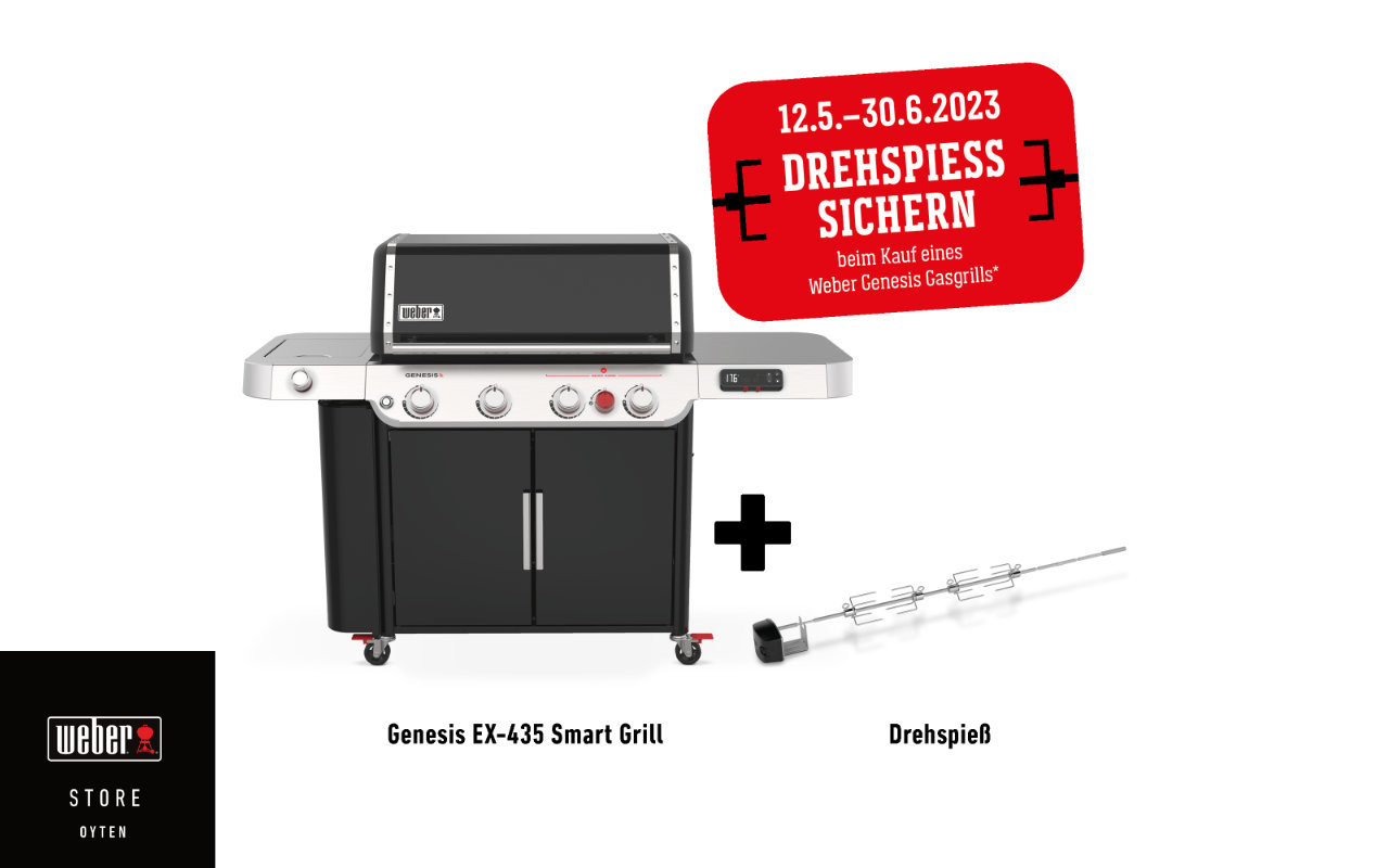 Weber Genesis® EX-435 Smart Grill - Black - Art.-Nr.: 36610079