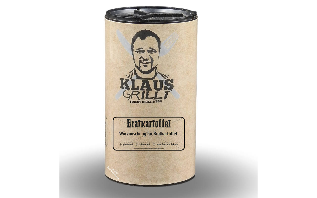 Klaus Grillt - Bratkartoffel Gewürz 120 g Streuer 