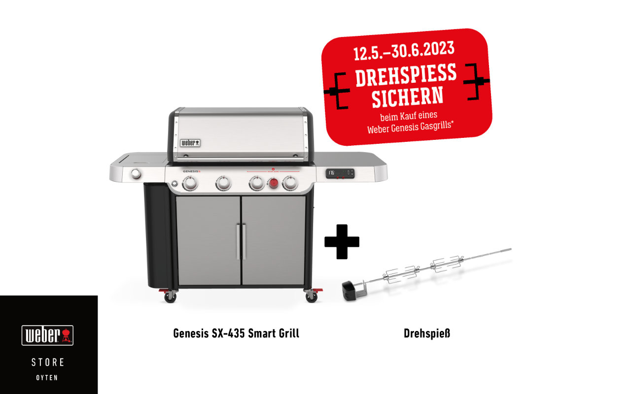 Weber Genesis® SX-435 Smart Grill - Stainless steel - Art.-Nr.: 36600079