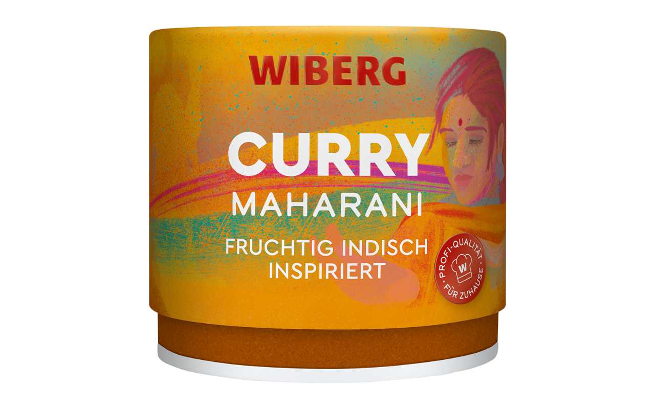 Wiberg Curry Maharani Fruchtig Indisch 65g Dose