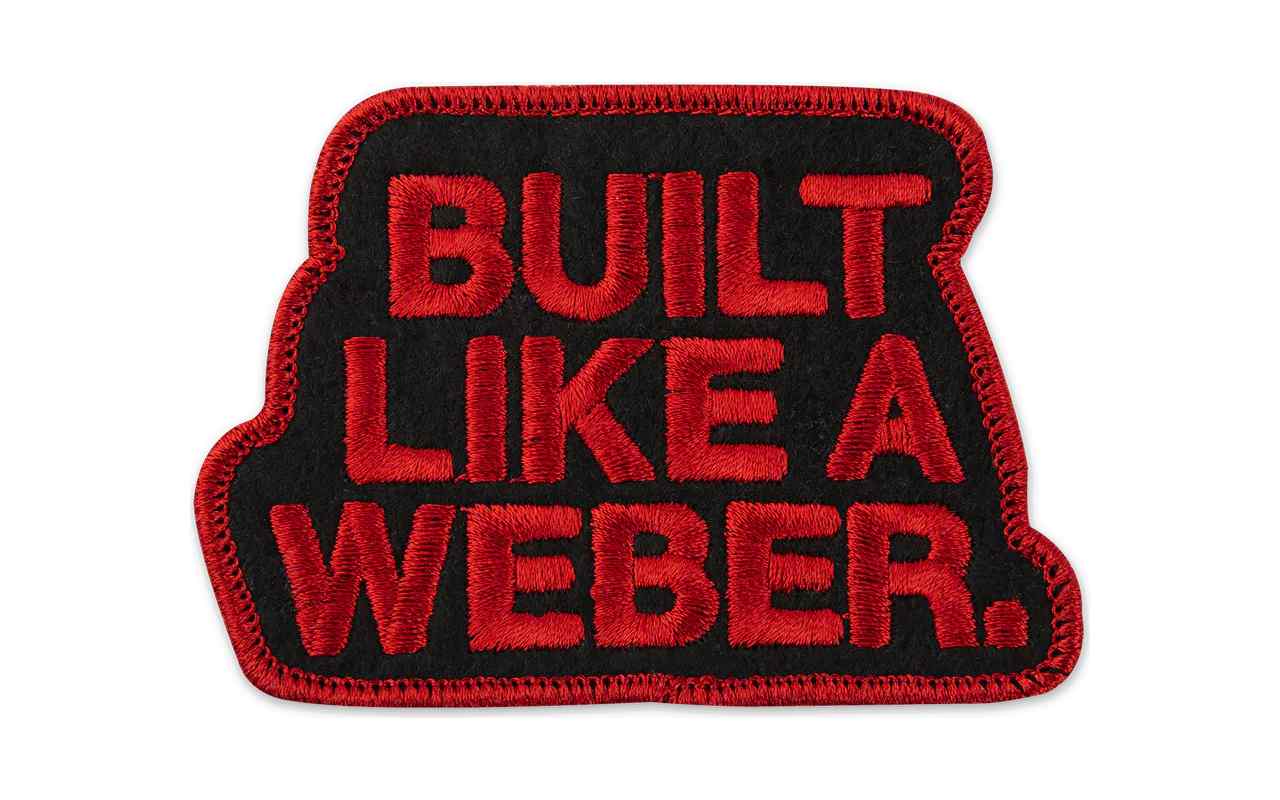 Weber - Limited Edition „Built Like a Weber“-Aufnäher